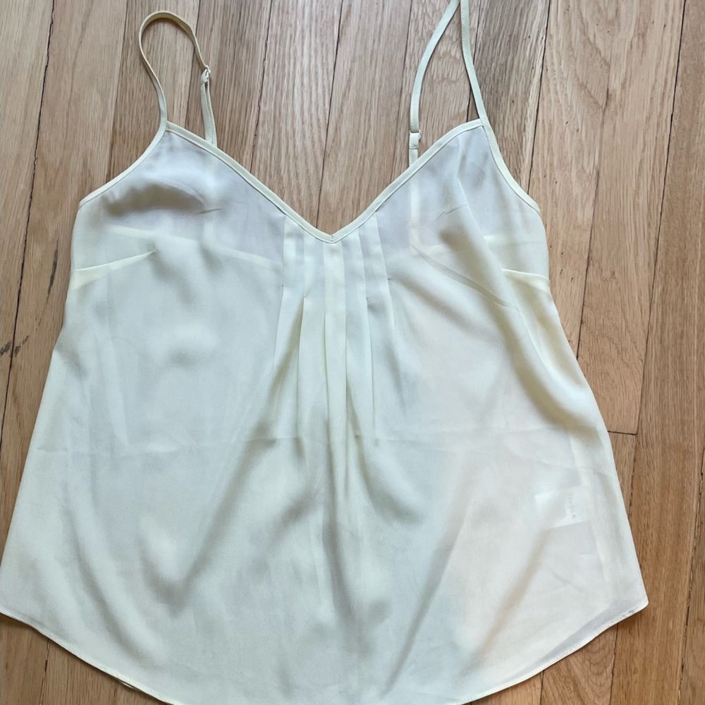 Light Yellow Spaghetti Strap Tanktop